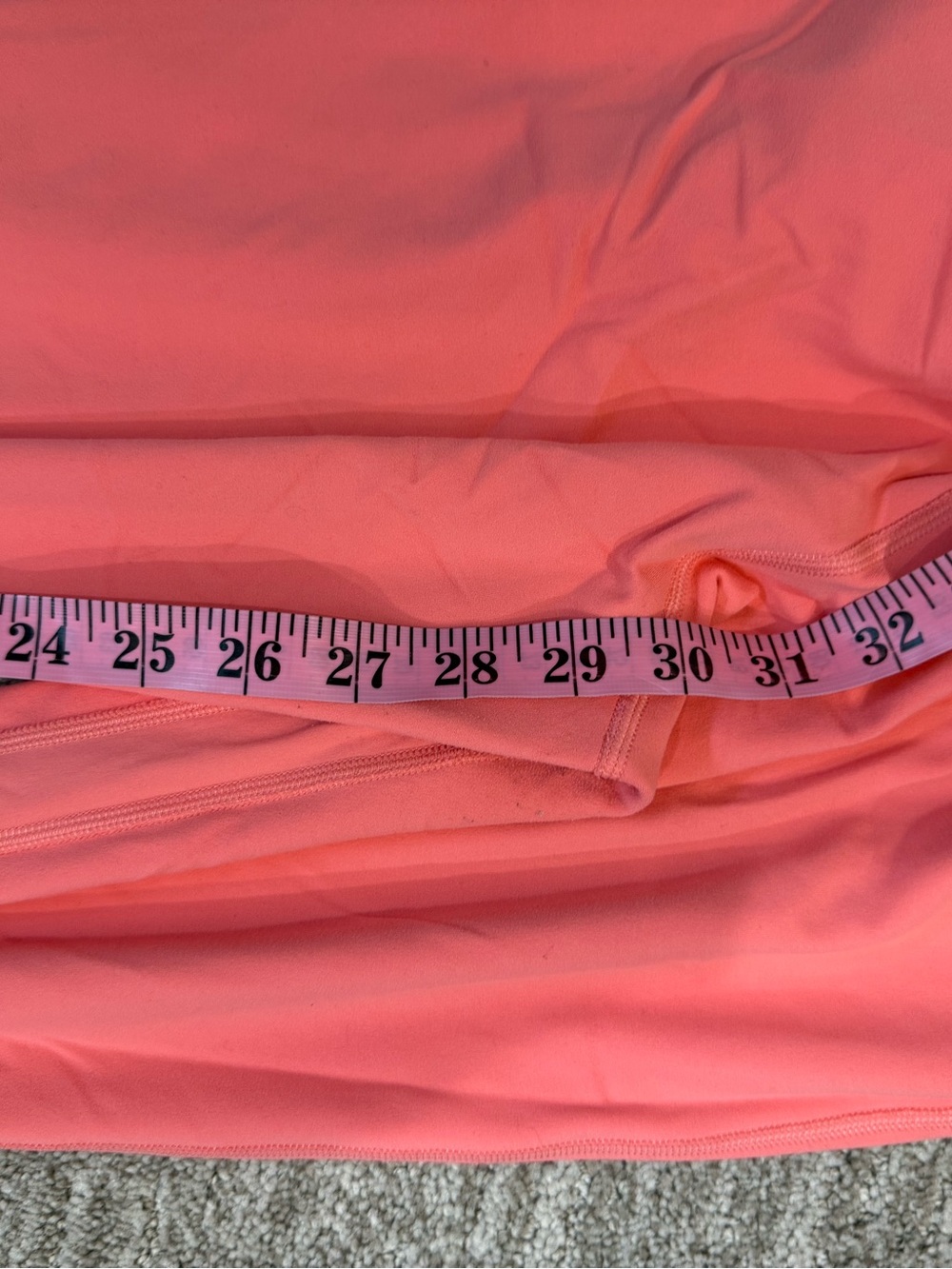 Lululemon Align Coral High-Rise Leggings 28” size 10 - Picture 3 of 4